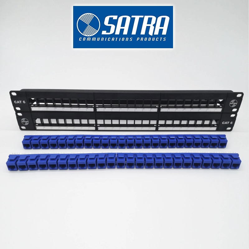 Patch Panel Cat6 48 Ptos. C/Jacks