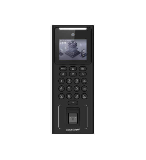 CONTROL ACCESO ASISTENCIA |500 ROSTROS|3,000 TARJETAS MF|3,000 HUELLAS DS-K1T321EFX