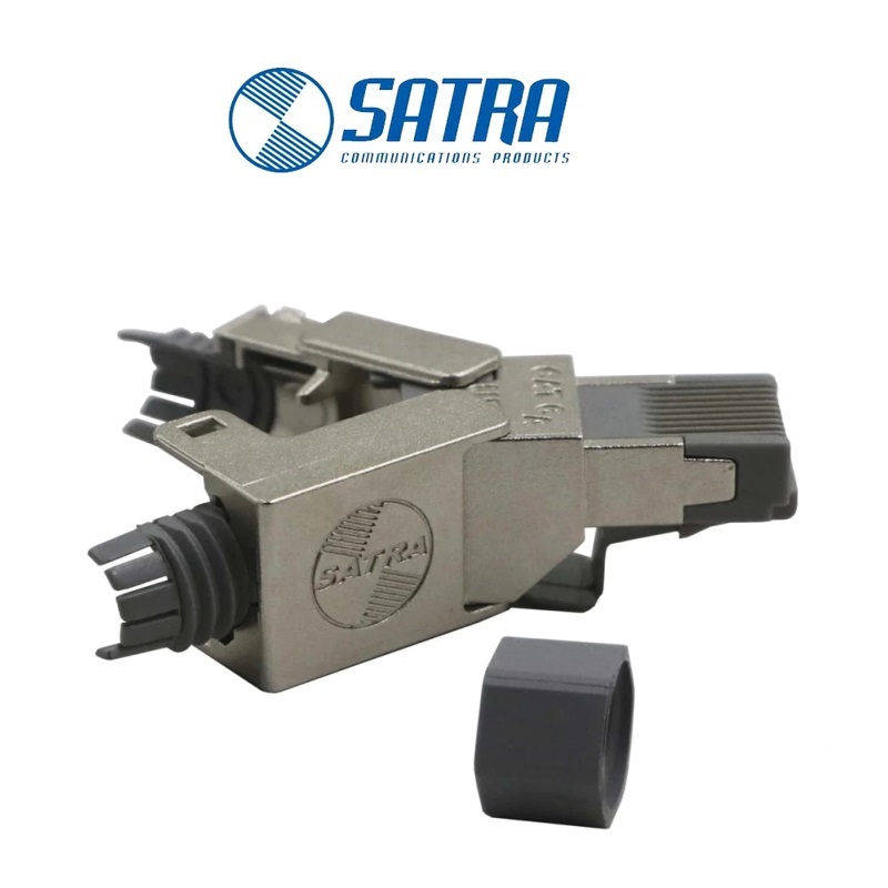 CONECTOR PLUG RJ-45 CAT6A BLINDADO SATRA