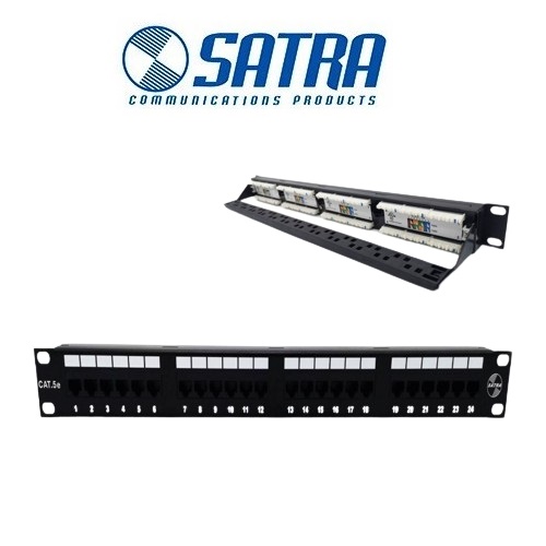 Patch Panel Cat. 5E 24 Ptos. Preconfigurado