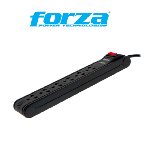 REGLETA NEGRA 6 TOMAS (2) FPS-005B