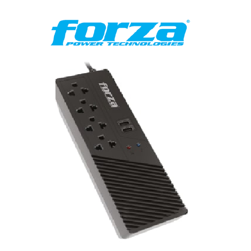ESTABILIZADOR 4 TOMAS/1000VA/500W C/2USB FVR-1012USB