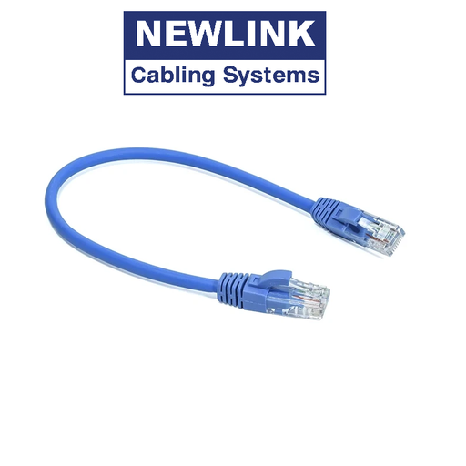 PATCH CORD CAT6A 1 PIE AZUL NEW-17701BL