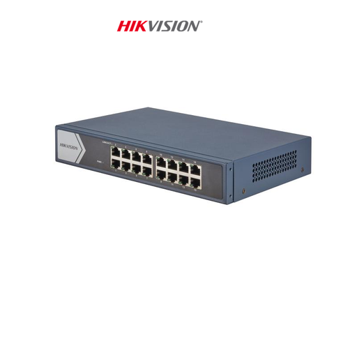 SWITCH NO ADMINISTRABLE DE 16 PUERTOS GIGABIT/ FAST ETHERNET 10/100/1000 MBPS Supports IEEE 802.3, IEEE 802.3u and IEEE 802.3x DS-3E0516-E(B)