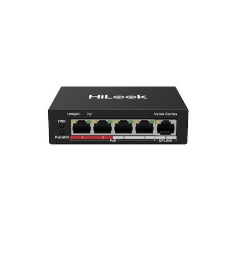 SWITCH POE 5PORT NO ADMINISTRADO FAST ETHERNET  4PoE7100M -1UPlink/100M NS-0105P-35(B)