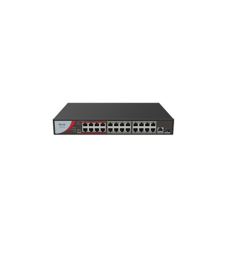 SWITCH POE 26PORT NO ADMINISTRADO FAST ETHERNET  24*PoE/100M - 1*Port/1000M 1*SFP/1000M NS-0326P-230(B)
