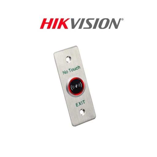 DS-K7P04 BOTÓN DE SALIDA Y EMERGENCIA SIN CONTACTO PANEL DE ACERO INOX
