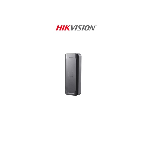 LECTOR DE TARJETAS PROX EM / EXTERIOR IP65 / WIEGAND / INDICADOR LED COMPATIBLE CON CUALQUIER PANEL DS-K1802E